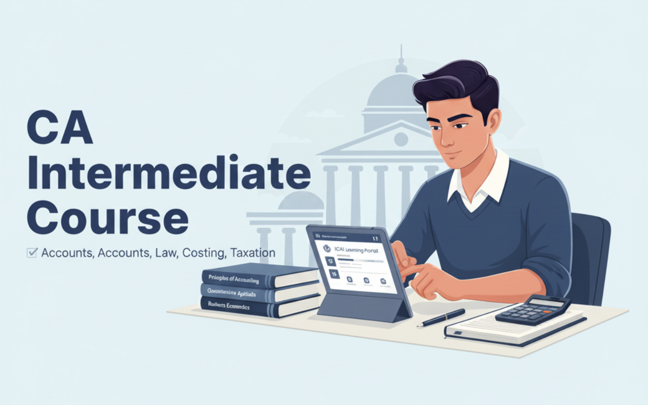 Intermediate Course Complete CA Intermediate Course Sept 2026, Know About Fees, Exam Date, Registration