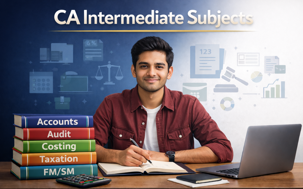 CA Intermediate Subjects Sept 2026, Check Paper-wise Details